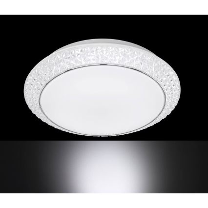 Wofi 9246.01.06.6410 - LED Dimbar Takbelysning VELDEN LED/18W/230V