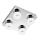 Wofi 9502.04.01.0044 - LED taklampa LUCE 4xLED/3,6W/230V