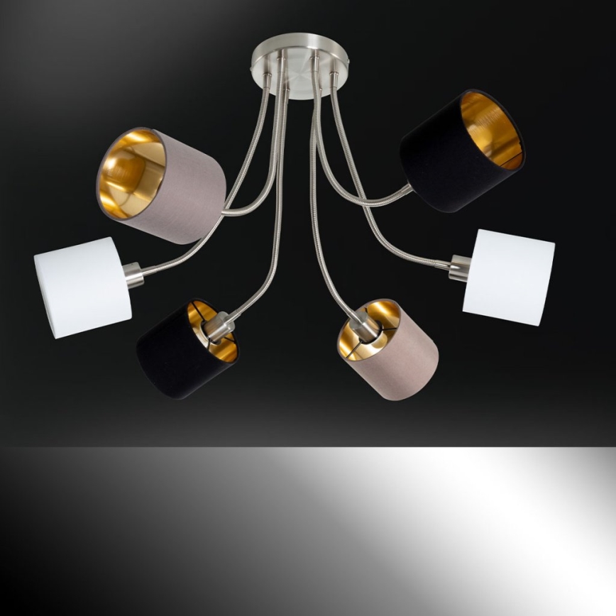 Wofi 9609.06.10.9000 - Pendelkrona CHARME 6xE14/40W/230V