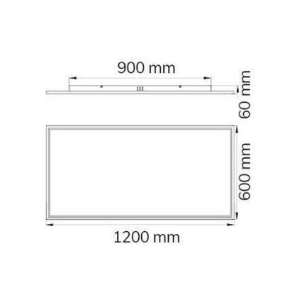 Wofi 9694.01.70.7120 - LED Dimbar taklampa MILO LED/52W/230V 2700-6000K + fjärrkontroll