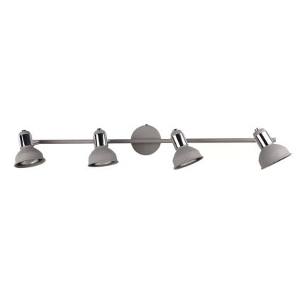 Wofi 984104509000 - Spotlight ISABEL 4xGU10/28W/230V grå
