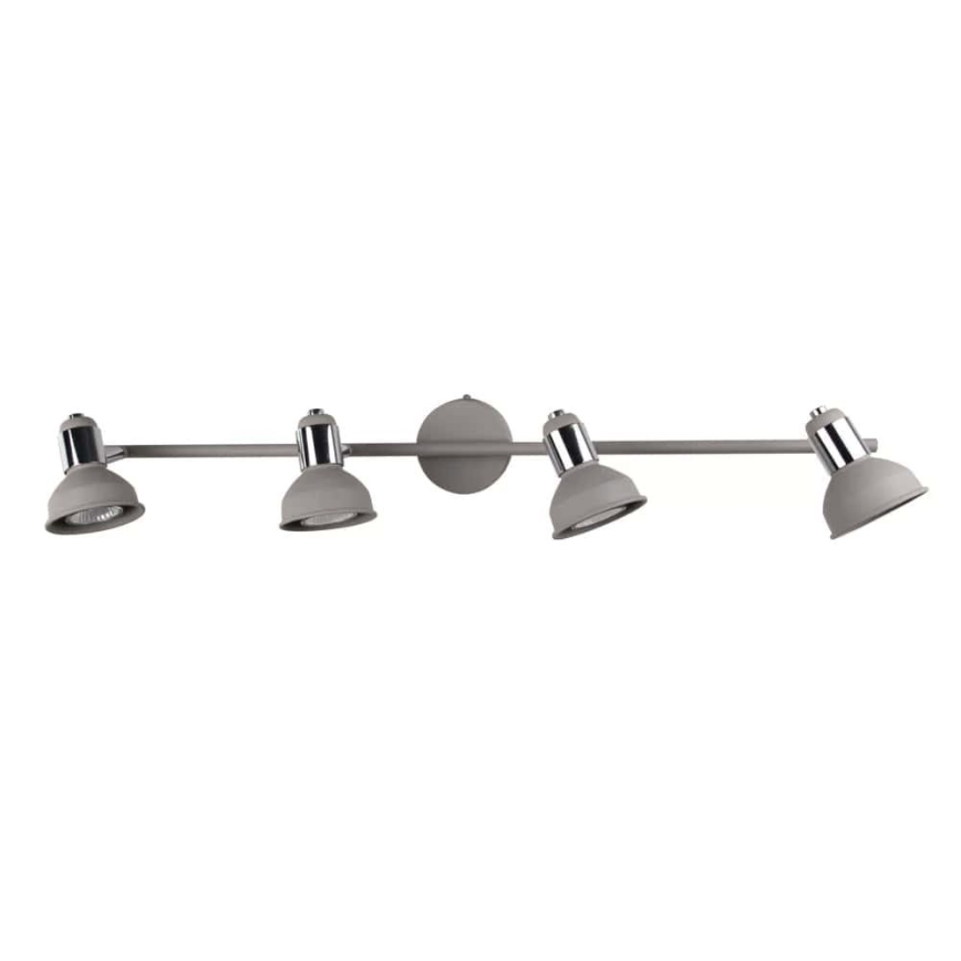 Wofi 984104509000 - Spotlight ISABEL 4xGU10/28W/230V grå