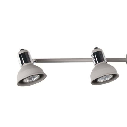 Wofi 984104509000 - Spotlight ISABEL 4xGU10/28W/230V grå