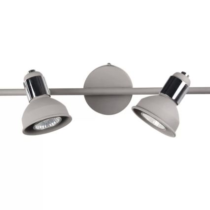 Wofi 984104509000 - Spotlight ISABEL 4xGU10/28W/230V grå