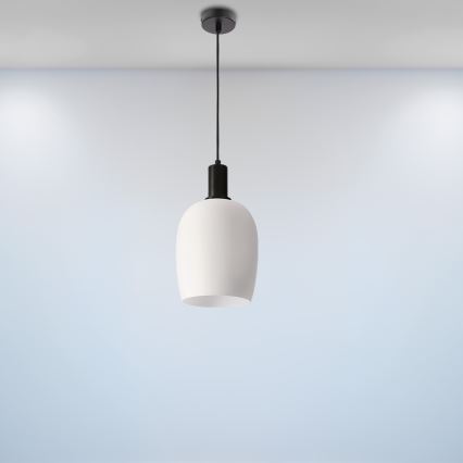 WOLKEN hängande lampa 1xE27/40W/230V vit/svart