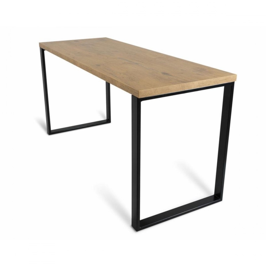 Work table BLAT 160x60 cm svart/brun