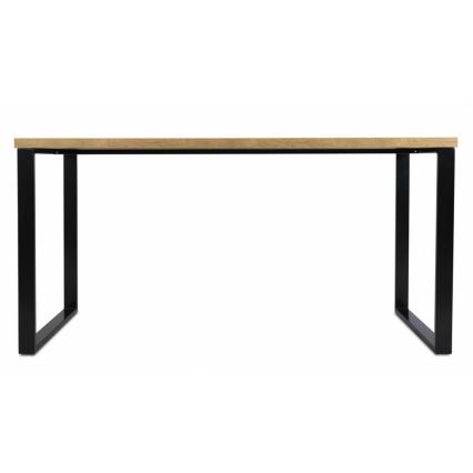 Work table BLAT 160x60 cm svart/brun