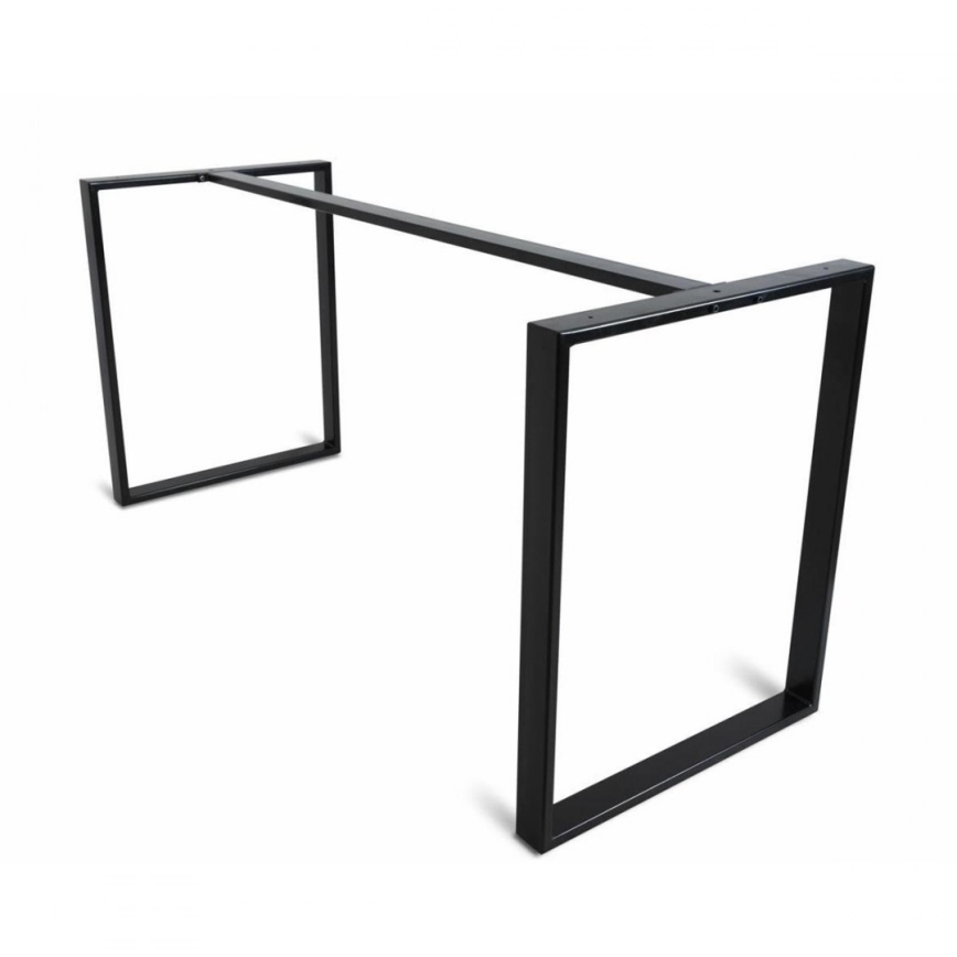 Work table BLAT 160x60 cm svart/brun