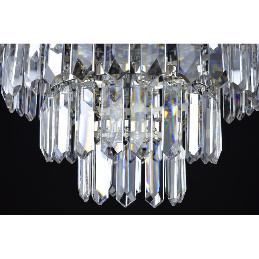 Wranovsky JWZ024060301 - fast Kristallkrona 5xE14/40W/230V + 1xE27/40W