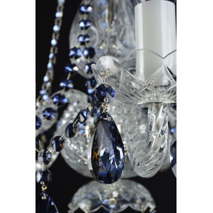 Wranovsky JWZ102052101 - Kristallkrona med kedja DE LUXE 5xE14/40W/230V