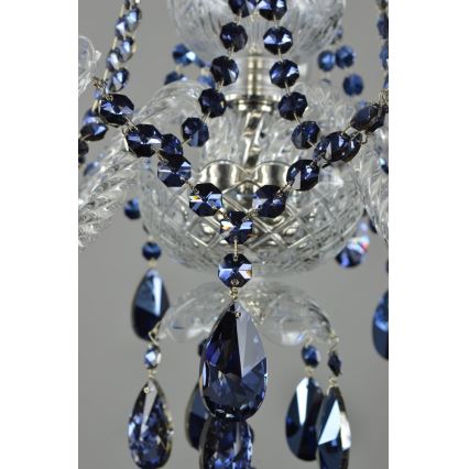 Wranovsky JWZ102052101 - Kristallkrona med kedja DE LUXE 5xE14/40W/230V