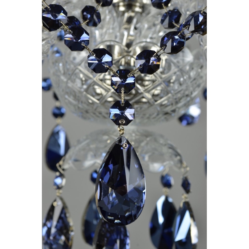 Wranovsky JWZ102052101 - Kristallkrona med kedja DE LUXE 5xE14/40W/230V