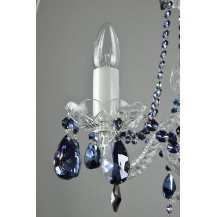Wranovsky JWZ102052101 - Kristallkrona med kedja DE LUXE 5xE14/40W/230V