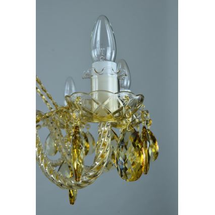 Wranovsky JWZ1140821008003 - Kristallkrona med kedja FINESSE 8xE14/40W/230V