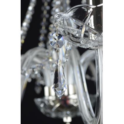 Wranovsky JWZ117082101 - Kristallkrona med kedja BONTON 8xE14/40W/230V