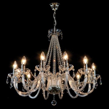 Wranovsky JWZ117122101 - Kristallkrona med kedja BONTON 12xE14/40W/230V
