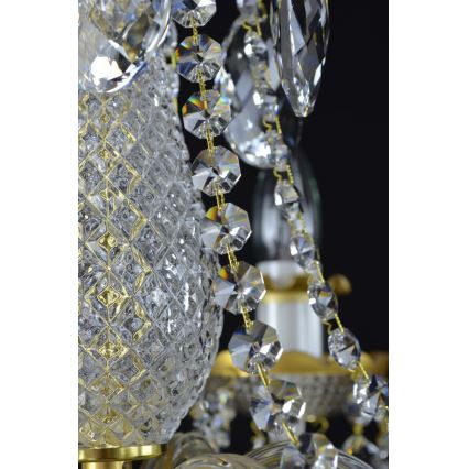 Wranovsky JWZ148062100 - Kristallkrona med kedja DIAMANT 6xE14/40W/230V