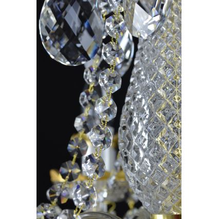 Wranovsky JWZ148062100 - Kristallkrona med kedja DIAMANT 6xE14/40W/230V