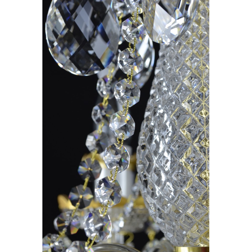 Wranovsky JWZ148062100 - Kristallkrona med kedja DIAMANT 6xE14/40W/230V