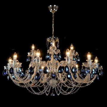 Wranovsky JWZ166182231 - Kristallkrona med kedja OCEAN 18xE14/40W/230V
