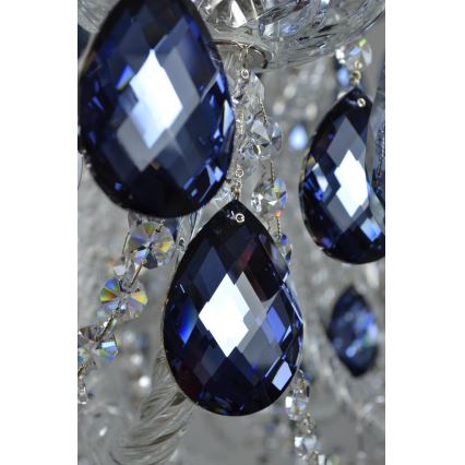 Wranovsky JWZ166182231 - Kristallkrona med kedja OCEAN 18xE14/40W/230V