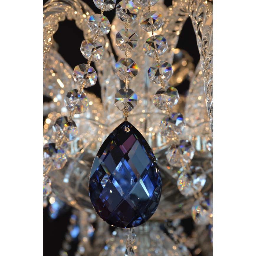 Wranovsky JWZ166182231 - Kristallkrona med kedja OCEAN 18xE14/40W/230V