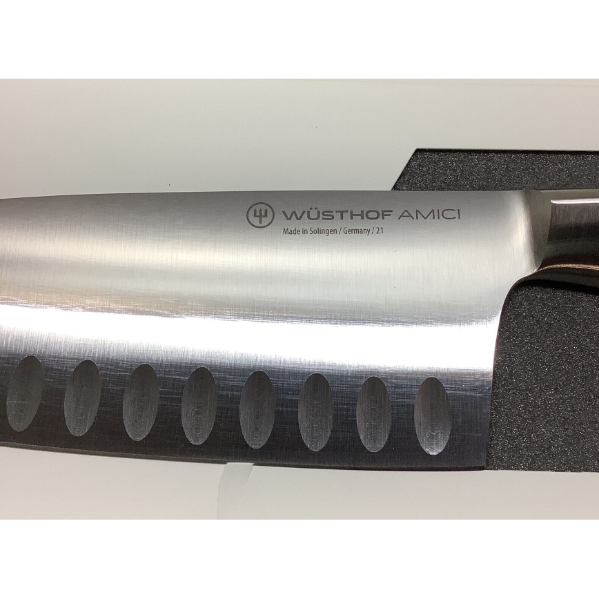 Wüsthof - Kockkniv Santoku AMICI 17 cm olivträ