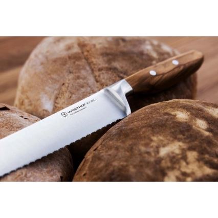 Wüsthof - Köksbrödkniv AMICI 23 cm olivträ