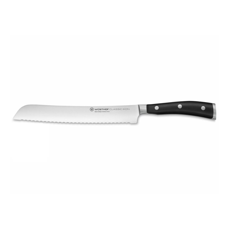 Wüsthof - Köksbrödkniv CLASSIC IKON 20 cm svart