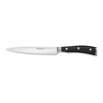 Wüsthof - Kökskniv för skinka CLASSIC IKON 16 cm svart