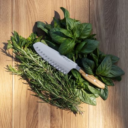 Wüsthof - Kökskniv santoku AMICI 17 cm olivträ
