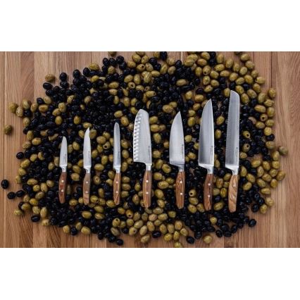 Wüsthof - Kökskniv santoku AMICI 17 cm olivträ