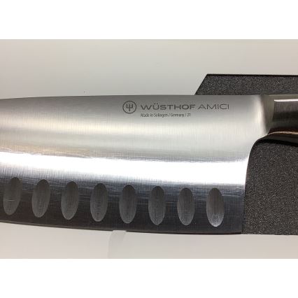Wüsthof - Kökskniv santoku AMICI 17 cm olivträ