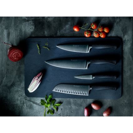 Wüsthof - Kökskniv santoku PERFORMER 17 cm svart