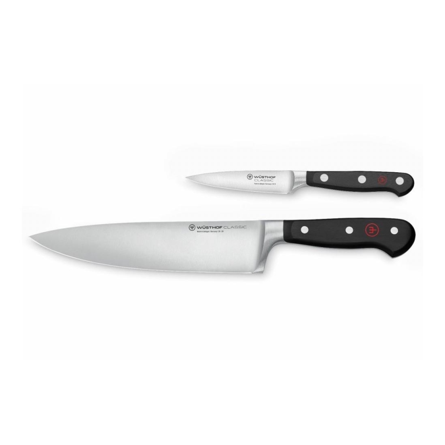 Wüsthof - Set med köksknivar CLASSIC 2 delar svart