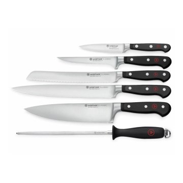 Wüsthof - Set med köksknivar CLASSIC 6 delar svart