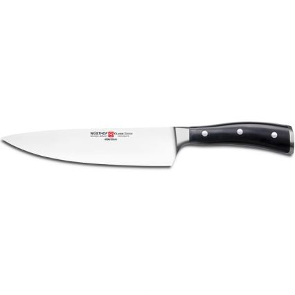 Wüsthof - Set med köksknivar CLASSIC IKON 3 delar svart
