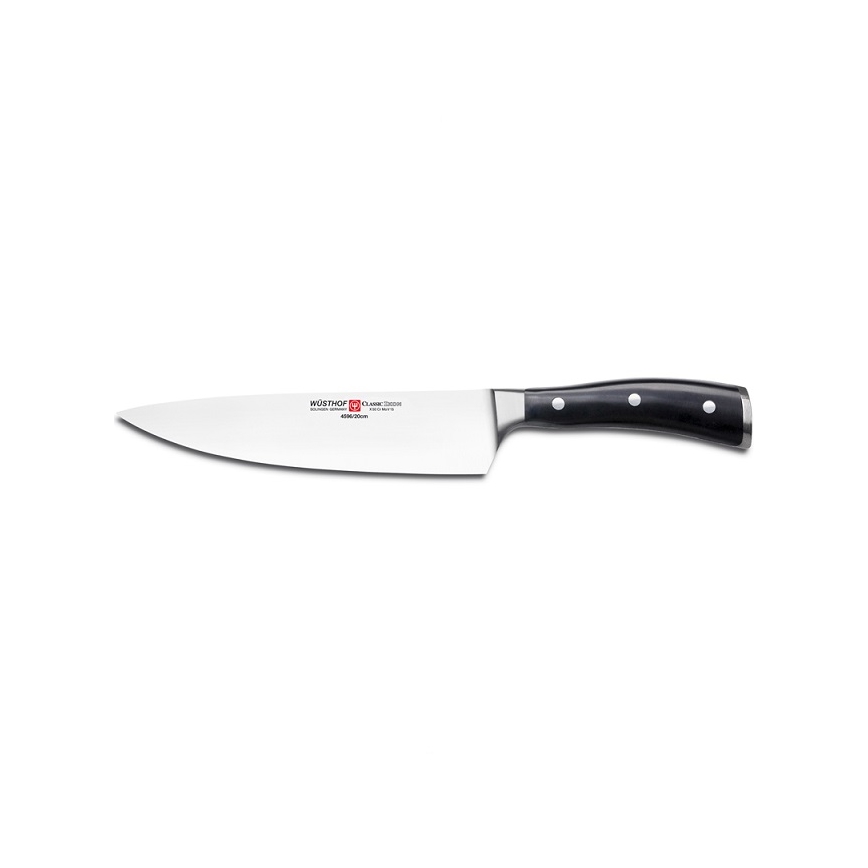 Wüsthof - Set med köksknivar CLASSIC IKON 3 delar svart