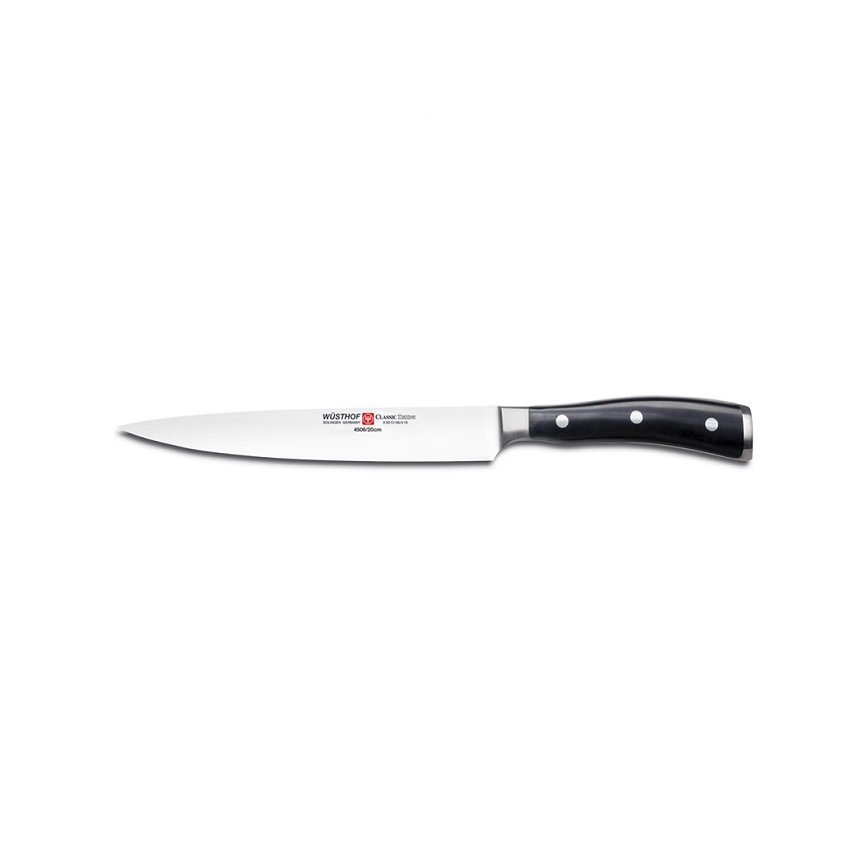 Wüsthof - Set med köksknivar CLASSIC IKON 3 delar svart