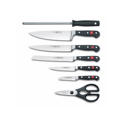 Wüsthof - Set med köksknivar i ett stativ CLASSIC 8 delar ask/beige