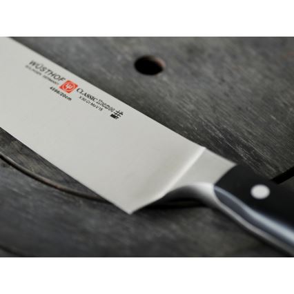 Wüsthof - Set med köksknivar i ett stativ CLASSIC IKON 7 delar ask/svart