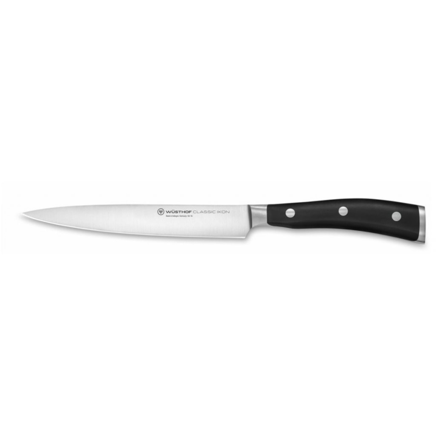 Wüsthof - Set med köksknivar i ett stativ CLASSIC IKON 7 delar ask/svart