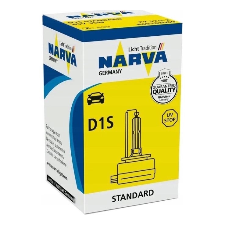 Xenon bilglödlampa D1S PK32D-2/35W/85V 4300K - Narva 84010NVAC1