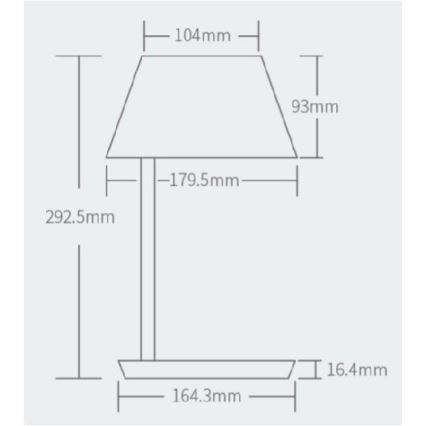 Yeelight - LED Dimbar Bordslampa stjärnaIA LED/20W/230V Wi-Fi