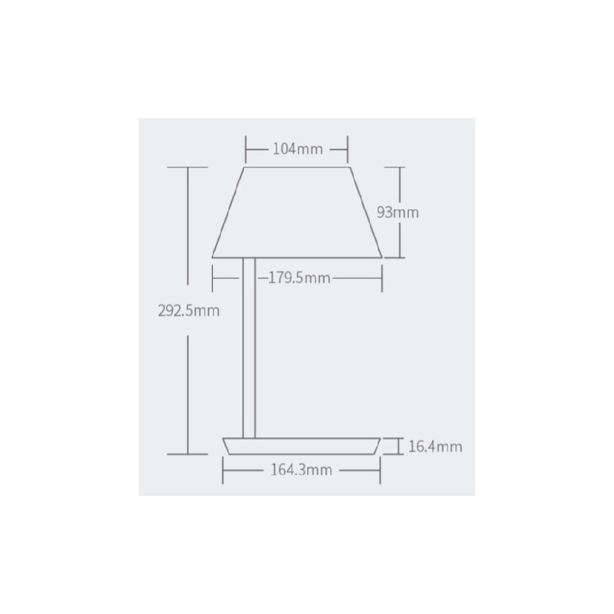 Yeelight - LED Dimbar Bordslampa stjärnaIA LED/20W/230V Wi-Fi