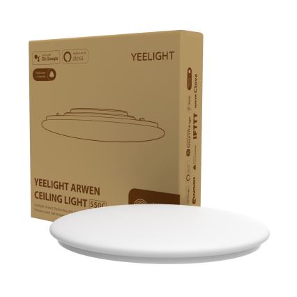 Yeelight - LED RGB Ljusreglerad belysning ARWEN 550C LED/50W/230V IP50 CRI 90 + fjärrkontroll Wi-Fi/BT