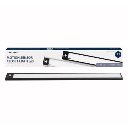 Yeelight - LED Dimbar uppladdningsbar möbelbelysning med sensor LED/2,3W/1500 mAh 4000K 40 cm svart