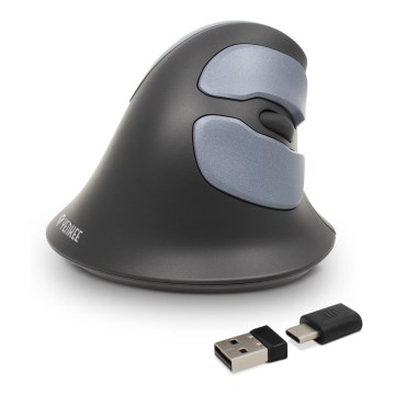 Yenkee - Ergonomic mouse 1000/1600 DPI 1xAA svart