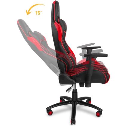 Yenkee - Gaming chair svart/röd