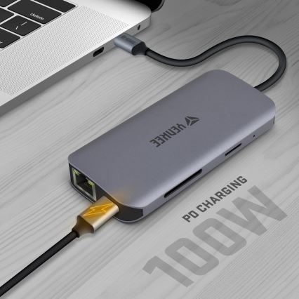 Yenkee - Multi-port adapter 8in1 USB type C